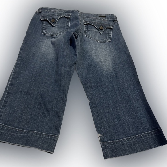Kut from the Kloth Women's Denim Blue Capri Jeans Size 10 32”x19” - Picture 1 of 8